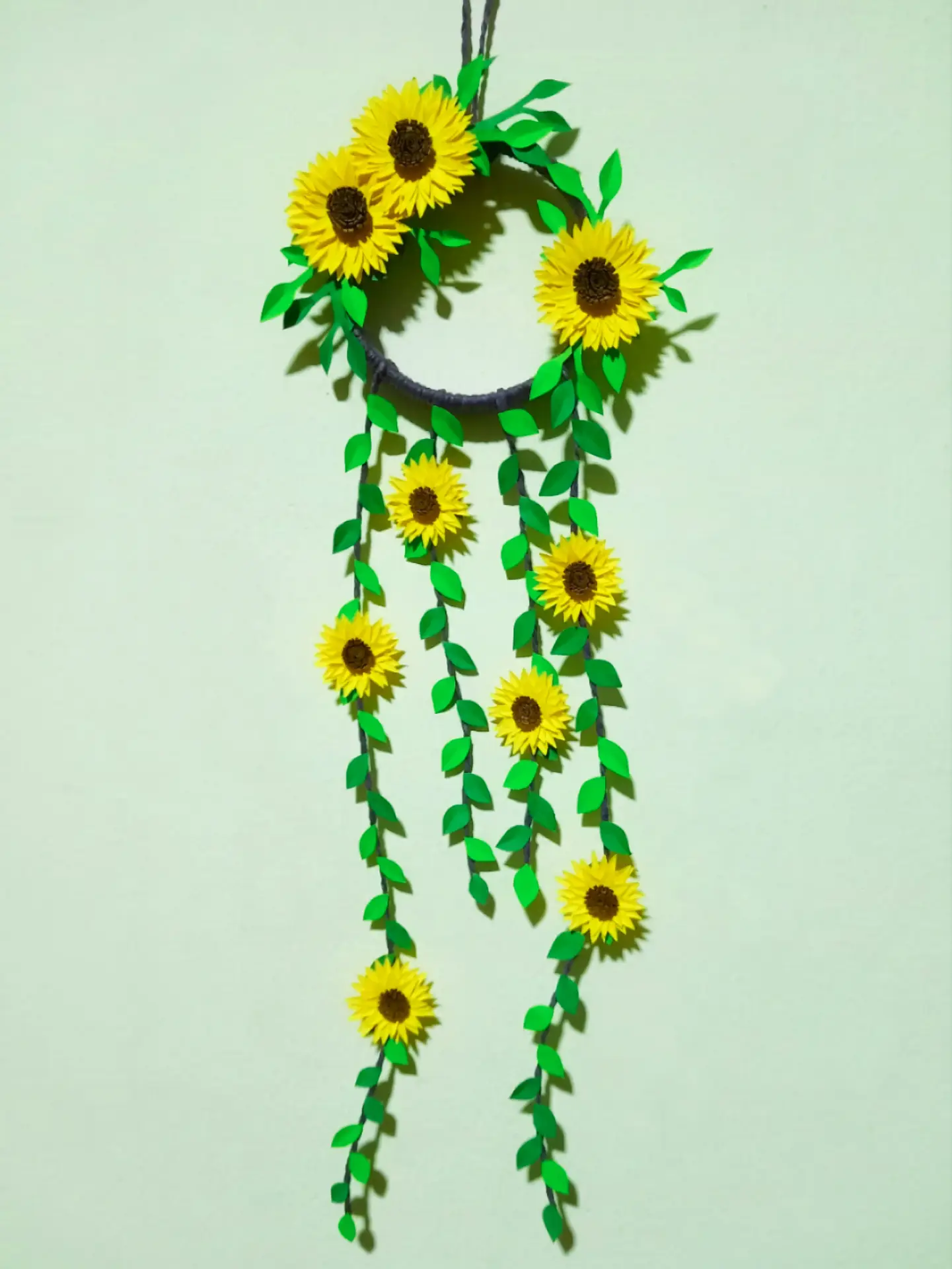 Sunflower Vine Dreamcatcher