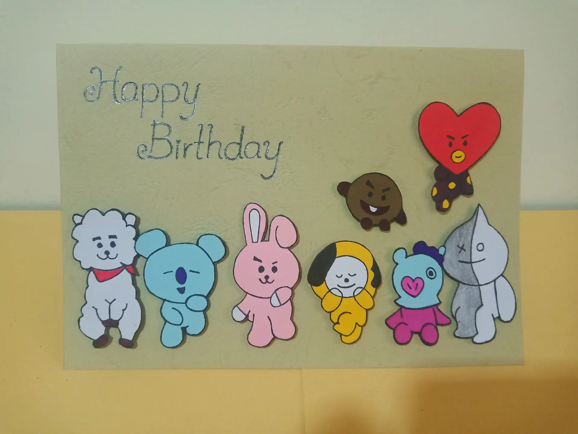 BT21 Birthday Card