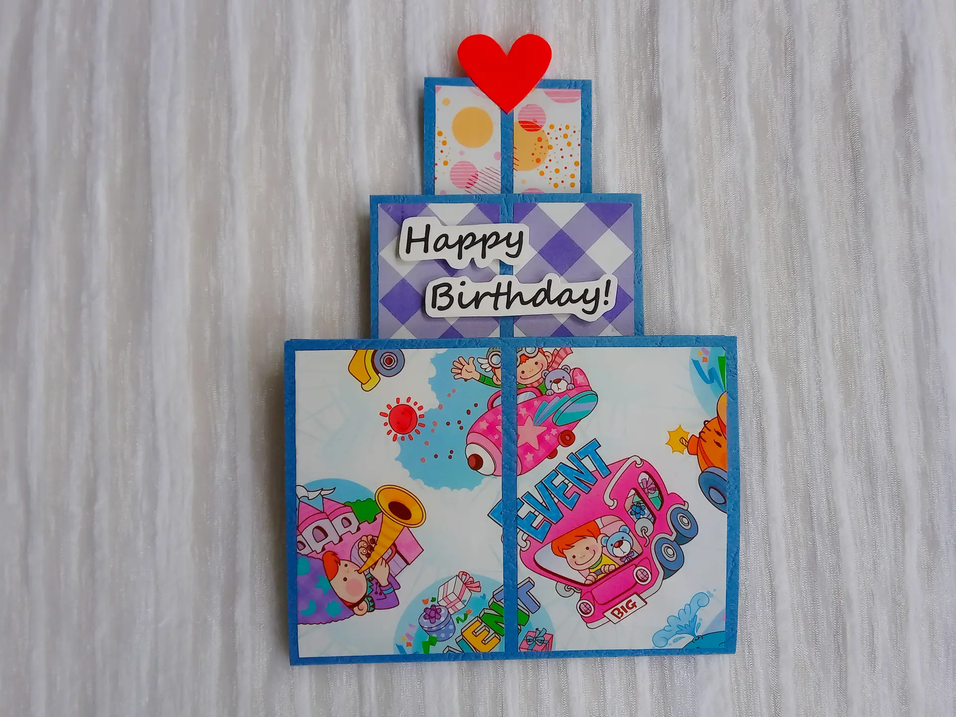 Cake Structure Birthday Card