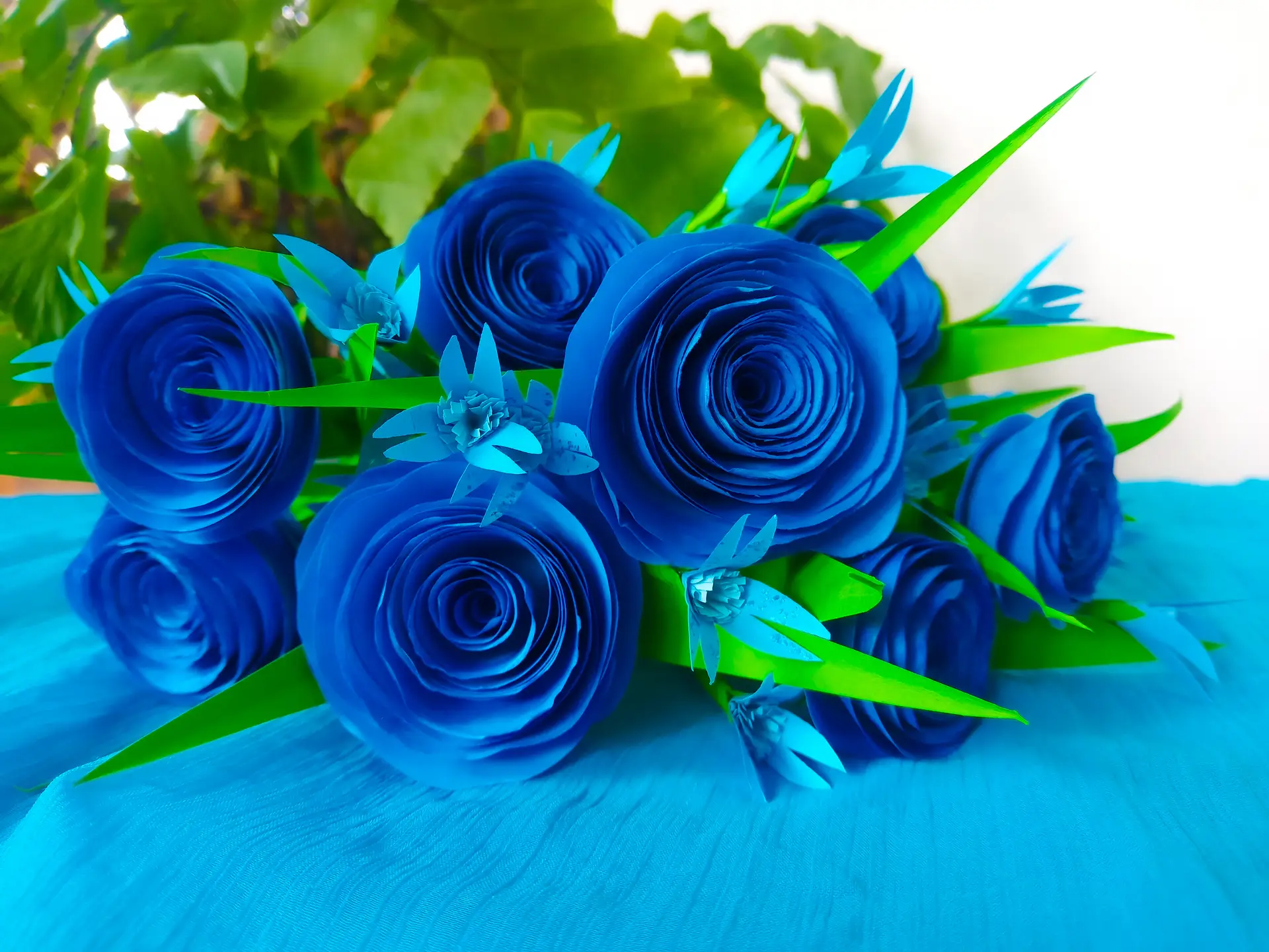 Blue Rose Bouquet