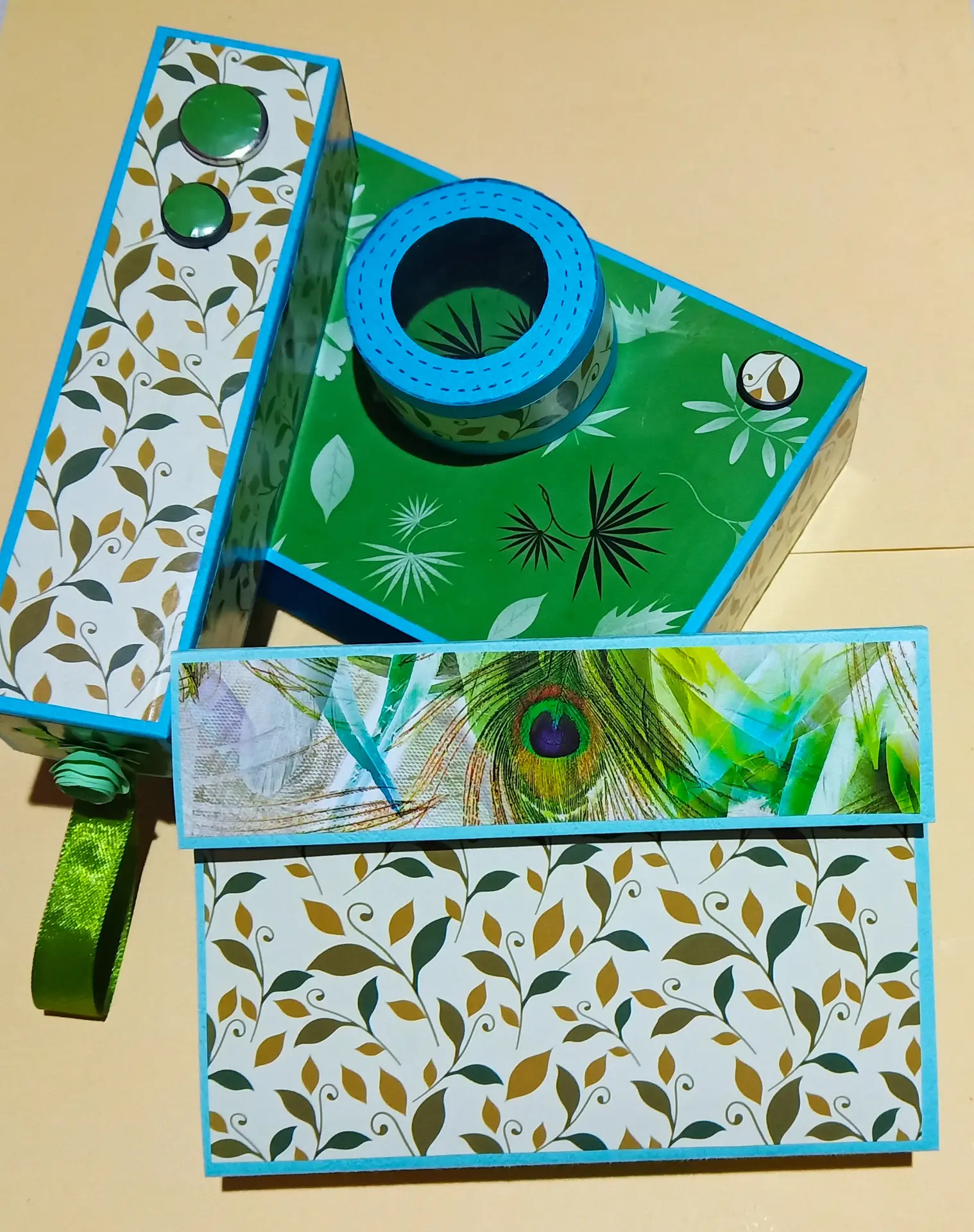 Green Floral Wedding Scrapbook